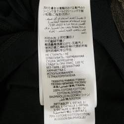 مملوكة مسبقًا Alexander McQueen Black Cotton Layered Corset T-Shirt S