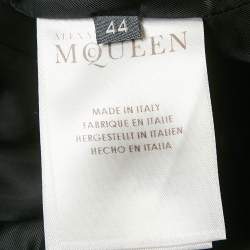 مملوكة مسبقًا فستان ألكساندر ماكوين ميني بلوك خليط صوف أحمر مقاس متوسط (ميديم)