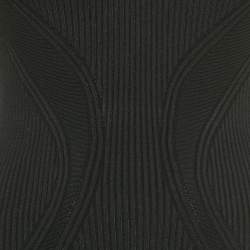 مملوكة مسبقًا فستان ألكسندر ماكوين تريكو أسود بقصة مكشوفة ضيق الجسم مقاس صغير (سمول)