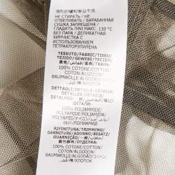 Pre Owned تي شيرت كورسيه ألكسندر ماكوين قطن أبيض/أسود مقاس صغير - سمول