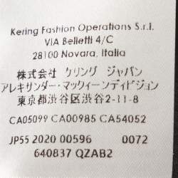 Pre Owned Alexander McQueen Black Check Pattern Wool Leather Corset Midi Dresses M