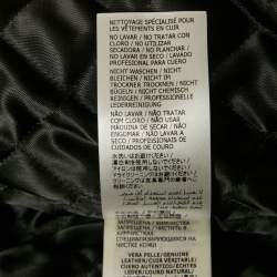 Pre Owned Alexander McQueen Red Real Lamb Leather Jacket M