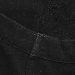 Pre Owned Alexander McQueen Black Knit Embellished Top S