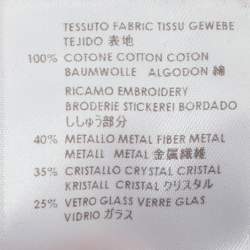 Pre Owned Alexander McQueen Black Knit Embellished Top S