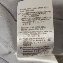 مملوكة مسبقًا فستان أليكسندر ماكوين أزرق مطاطي قصير مقاس صغير - سمول