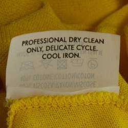 مملوكة مسبقًا بلايسوت أليكسندر ماكوين مطاطي أصفر مقاس كبير