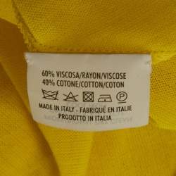 مملوكة مسبقًا بلايسوت أليكسندر ماكوين مطاطي أصفر مقاس كبير