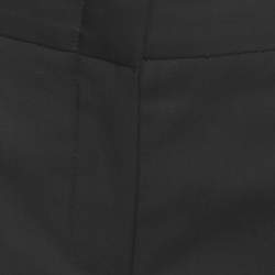 Pre Owned Alexander McQueen Black Wool Blend Straight Fit Trouser M