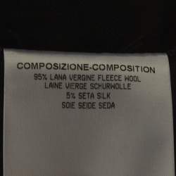 Pre Owned Alexander McQueen Black Wool Blend Straight Fit Trouser M