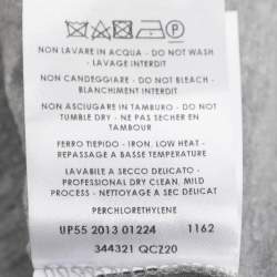 Pre Owned توب تانك ألكسندر ماكوين رمادي جيرسي مزين بشعار الجمجمة مقاس وسط (ميديم)