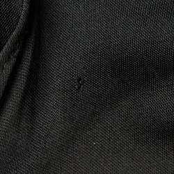 Pre Owned Alexander McQueen Black Jersey Cape Detail Midi Dress S