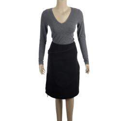 Alexander McQueen Diagonal Zipper Skirt S