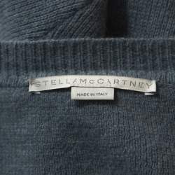 Pre Owned Stella McCartney Pale Blue Wool Cut Out Detail Sweater M