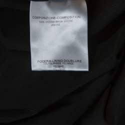 Pre Owned Alexander McQueen Brown Ocelot Print Chiffon Midi Dress S