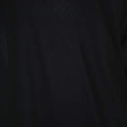 Pre Owned Alexander McQueen Black Knit Dolman Sleeve Sweater Dress M