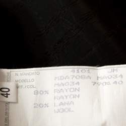 Pre Owned Alexander McQueen Vintage Grey Knit Halter Neck Top S