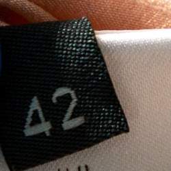 Pre Owned Alexander McQueen Pale Pink Silk Mandarin Collar Detail Draped Shirt M