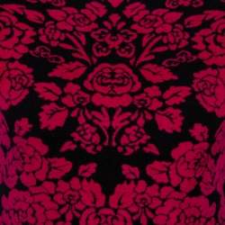 Pre Owned Alexander McQueen Pink & Black Floral Jacquard Bodycon Dress M