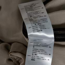 مملوكة مسبقًا فستان أليكساندر ماكوين دانتيل مكشك كريمي وأسود M