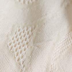 Pre Owned Alexander McQueen Cream Jacquard Knit Fitted Dress S