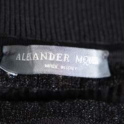 Alexander McQueen Black Lace Sheer Macrame` Jacket M