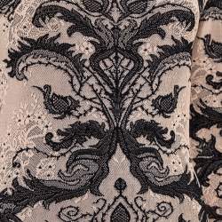 مملوكة مسبقًا فستان أليكساندر ماكوين تريكو جاكار بيج وأسود مقاس متوسط - ميديوم