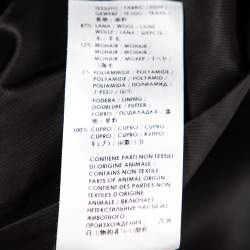 Pre Owned Alexander McQueen Grey Wool Prince of Wales Check Patterned Blazer S