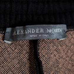 مملوكة مسبقًا Alexander McQueen Snake Skin Pattern Jacquard Knit Jogger Pants XL