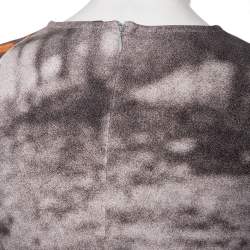 Pre Owned McQ by Alexander McQueen Multicolor Printed Knit Mini Dress L