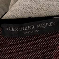 Pre Owned توب أليكساندر ماكوين أنتارسيا أسود مورد مقاس متوسط - ميديوم