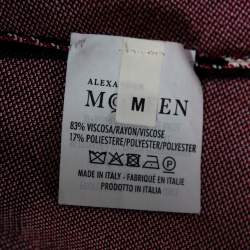 Pre Owned توب أليكساندر ماكوين أنتارسيا أسود مورد مقاس متوسط - ميديوم