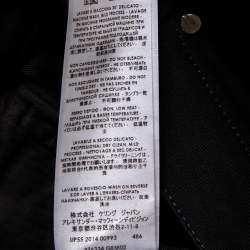 Pre Owned Alexander McQueen Black Denim Contrast Detail Skinny Jeans S