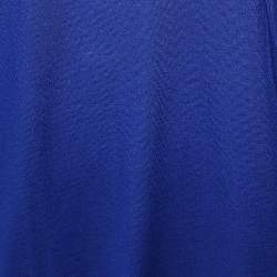 Alexander McQueen Navy Blue Wool Button Detail Sweater Dress M