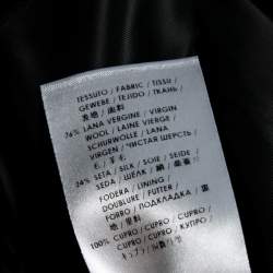 Pre Owned Alexander McQueen Black Wool Pencil Skirt L