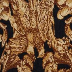 Pre Owned Alexander McQueen Bicolor Jacquard Silk Wool Sweater Dress M