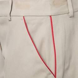 Pre Owned Alexander McQueen Beige Cotton Shorts S