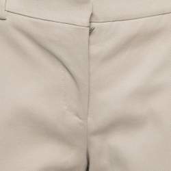 Pre Owned Alexander McQueen Beige Cotton Shorts S