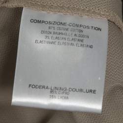 Pre Owned Alexander McQueen Beige Cotton Shorts S