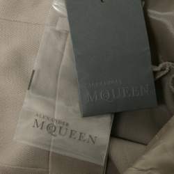 Pre Owned Alexander McQueen Beige Cotton Shorts S