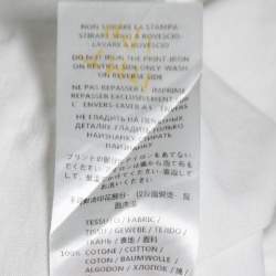 Pre Owned Alexander McQueen White Skull Printed Cotton Crew Neck T-Shirt XL