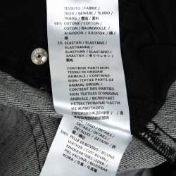 Pre Owned Alexander McQueen Grey Denim Contrast Waist Detail Jeans L Waist 31"