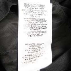 Pre Owned Alexander McQueen Black Synthetic Exploded Drawstring Short XL