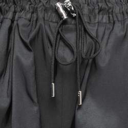 Pre Owned Alexander McQueen Black Synthetic Exploded Drawstring Short XL