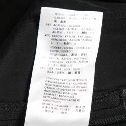 Pre Owned Alexander McQueen Black Crepe Tapered Trousers M  