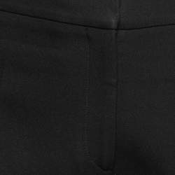 Pre Owned Alexander McQueen Black Crepe Tapered Trousers M  