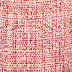 Pre Owned Alexander McQueen Multicolor Tweed Pencil Skirt M