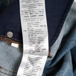 Pre Owned Alexander McQueen Blue Distressed Denim Jeans M Waist 27"