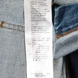 Pre Owned Alexander McQueen Blue Distressed Denim Jeans M Waist 27"