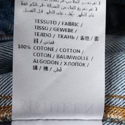 Pre Owned Alexander McQueen Blue Denim Pencil Skirt M