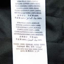 مملوكة مسبقًا Alexander McQueen Black Leather Biker Overlay Jacket M